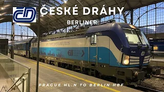 European Trains: Praha Hl.n to Berlin Hbf I Ceske Drahy I EC 176-Berliner