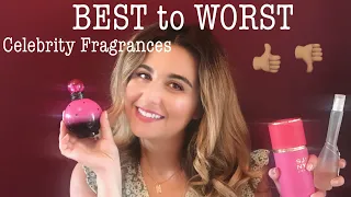 BEST TO WORST | Rating ALL my CELEBRITY FRAGRANCES in my PERFUME COLLECTION