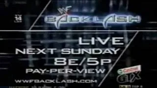 WWF Backlash 2002 Commercial