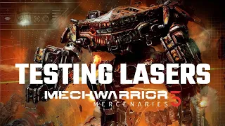 Testing Lasers in Mechwarrior 5: Mercenaries | Full Mission Gameplay