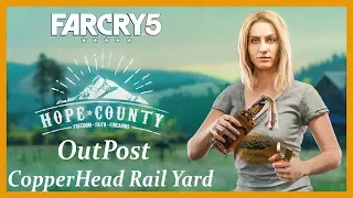 Far Cry 5 Gameplay OutPost  | CopperHead Rail Yard PC Xbox