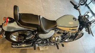 All New Royal Enfield Meteor 350 Aurora Blue E20 Details Review | On Road price New Changes Features