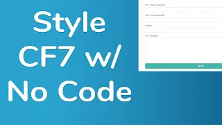 How to Style Contact Form 7 With No Coding