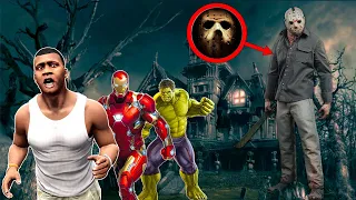 Franklin and Avengers Fight With SERIAL KILLER in GTA 5..