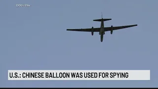 U.S.: Chinese balloon was used for spying