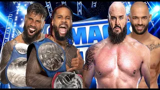 The Usos Vs. Strowman Ricochet - WWE Smack Downs Highlights 2023 - WWE 10 February 2023