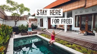 How To Stay FOR FREE in Bali (and everywhere else)! + Brunch & Surfing in Canggu!