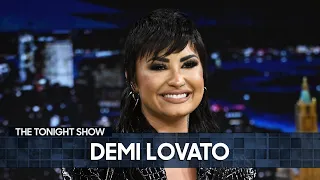 Demi Lovato Spills on Their Album Holy Fvck and Their Secret to Writing a Hit Song | Tonight Show