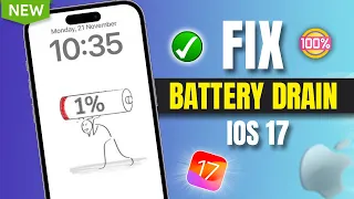 [ 4 WAYS ] How To Fix iOS 17 Battery Drain | iOS 17 Draining Battery [ 100% solution ]