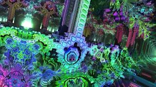 Psychedelic Rainbow Visuals 4K - Living Art Loops 09 - Hall of Time