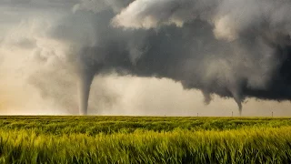 Dodge City Supercell Timelapse - 8+ Tornadoes in 54 Seconds!