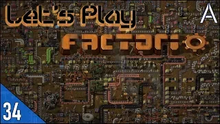 Factorio Let's Play (Ep 34): THE MEGA STEEL TRAIN! [0.16 Gameplay Series]