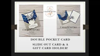 Double Pocket Fun Fold - Card & Gift Card Pockets!