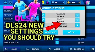 DLS24 best new settings you should try (dream league soccer 2024)