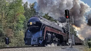 N&W 611 on Virginia Scenic RR 10-8-23