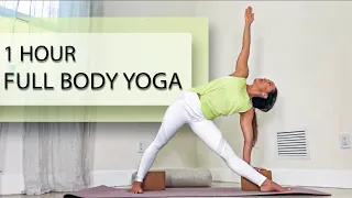 One Hour Full Body Yoga — Full Length Vinyasa Flow Class for Strength and Flexibility