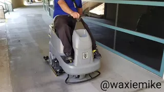 WAXIE demo with the Karcher B90 Scrubber