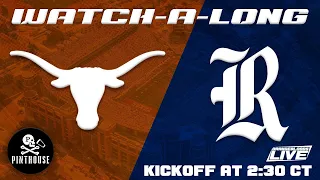 Pinthouse Presents: TEXAS vs. RICE Watch-A-Long Show | Longhorns & Owls LIVE