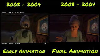 Shrek 2 (2004) Technical Goofs Early Animation and Final Animation Comparison