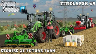 IMPRESSIVE - Doing 4 JOBS in 1 PASS with @TheCamPeRYT! 💪🌱🚜💨| Swiss Future Farm | FS22 | Timelapse #9