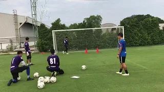 Goalkeeper Training In Seesion