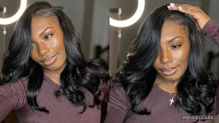 HOW TO: QUICKWEAVE|CUTTING LAYERS|HEAVY BANG| VOLUMINOUS CURLS|BLENDING LEAVE OUT| VERY DETAILED