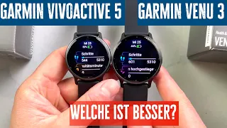 Garmin Venu 3 vs. Vivoactive 5: Alle Unterschiede! Warum gibt es diese beide Uhren überhaupt?