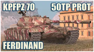 KpfPz 70, 50TP prototyp & Ferdinand • WoT Blitz Gameplay