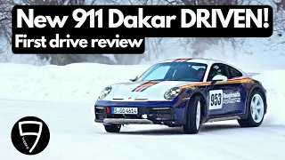 New 2023 Porsche 911 Dakar first drive… on ice!