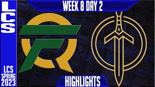 FLY vs GG Highlights | LCS Spring 2023 W8D2 | FlyQuest vs Golden Guardians