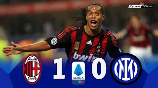 Milan 1 x 0 Inter (Ronaldinho's show) ● Serie A 2008/09 Extended Goals & Highlights HD