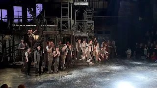 Newsies Curtain Call 16th April from Woodside