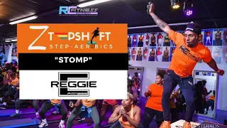 Step Aerobics Class | ZtepShift -  Stomp | Reggie C Fitness