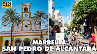 SAN PEDRO DE ALCÁNTARA Marbella Costa del Sol Spain 🇪🇸 | 🚶‍ Walking Tour [4K UHD]