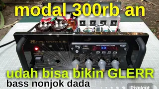 ide usaha,ampli dana pelajar suara nya bikin SAKIT DADA,yuk simak cara rakitnya.