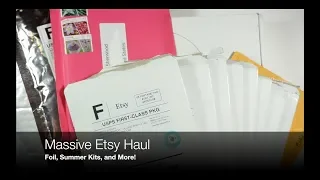 Massive Etsy Haul!! // Foil, Summer kits, & more!!