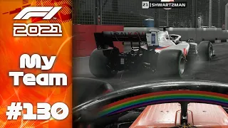 F1 2021 My Team: DRY TYRES ON A WET TRACK!? Season 7 Round 16 Singapore GP!