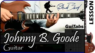 How to play JOHNNY B. GOODE 🎸 [Rhythm] - Chuck Berry / GUITAR Lesson 🎸 / GuiTabs #021 A