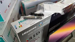 Hisense U7 Quick Unboxing + Setup with Demo