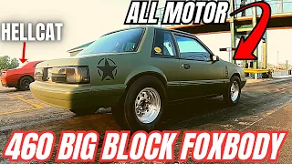 Ford 460 Big Block In A Foxbody Coupe Mustang How Fast Was It?