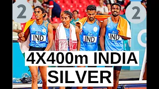 4X400m 🇮🇳INDIA🇮🇳 🥈WINS🥈SILVER | Asian Athletics Championship  2019