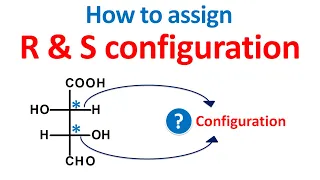 R and S configuration in organic chemistry | How to assign | Two asymmetric centers