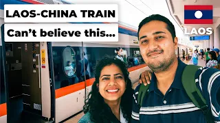 CHINA built a 'Bullet Train' in LAOS and we took a ride on it! Luang Prabang to Vientiane