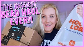 BIGGEST BEAD HAUL (JEWELRY MAKING SUPPLIES)...Clay beads, Gummy Bears, & MORE || KellyPrepsterStudio
