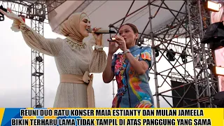 Tangis Pecah Saat Maia Estianty Dan Mulan Jameela Pelukan Dalam Satu Panggung Duo Ratu Reunian