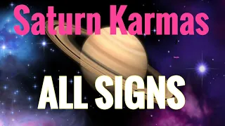 Saturn in ALL Signs! {Vedic Astrology)