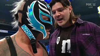 Rey Mysterio vs Karrion Kross – Dominik Begs Rey To Punch Him - WWE Smackdown February 24th 2023