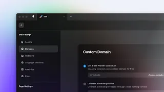 Connecting a Custom Domain to your Framer project