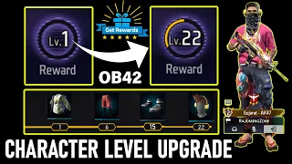 How To Upgrade Character Level Max in Garena Free Fire | Character Level Up Kaise Kare After Update