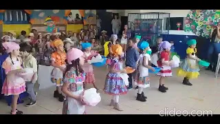 Anunciação e Asa Branca apresentação 1º ano Escola em Tempo Integral Leonel Rosendo turma de Teatro